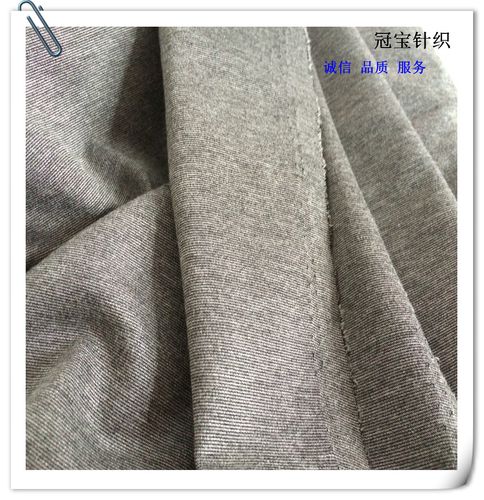 tr麻灰罗马布 rt针织双面布 花灰打机布 人棉针织服装面料